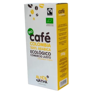Café de Colombia ecológico de comercio justo