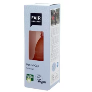 alternativa ecológica y saludable a los productos de higiene femenina tradicionales: la copa menstrual de Fair Squared.