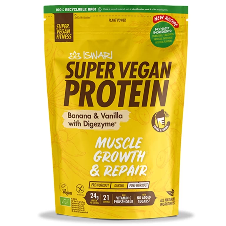 Super Vegan Fitness Protein con Banana & Vanilla