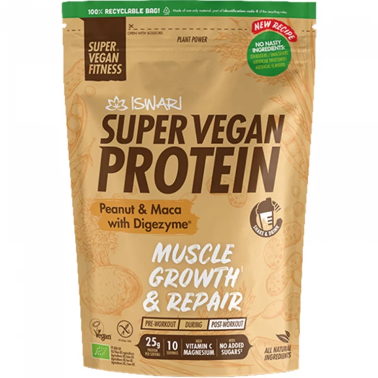 Super Vegan Fitness Protein con Cacahuete & Maca