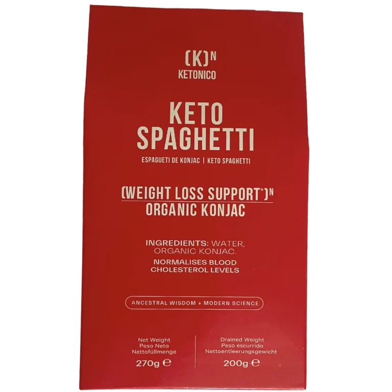 espaguetis de konjac de keto