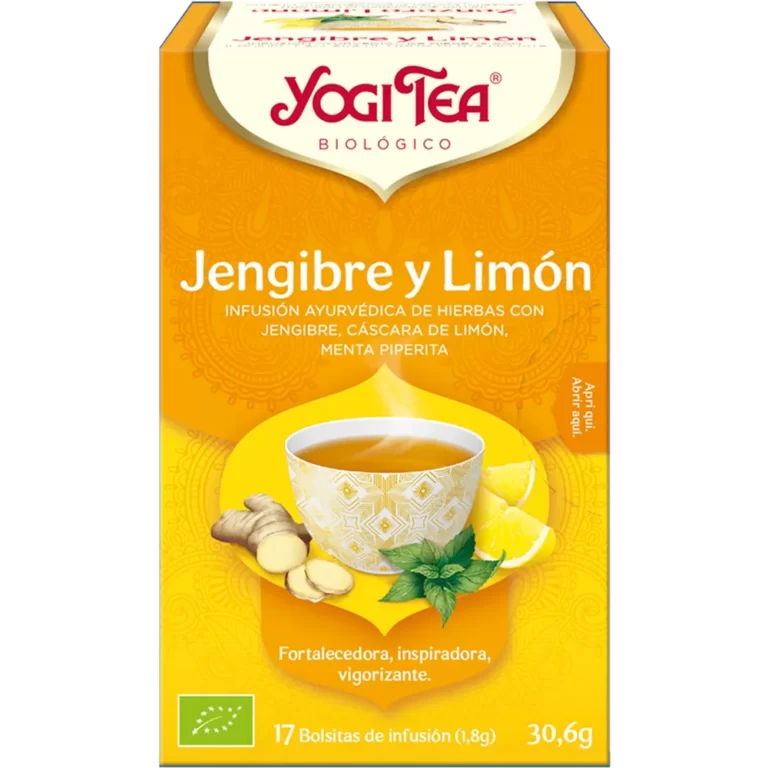infusión ayurvédica de Jengibre y Limón de Yogi Tea