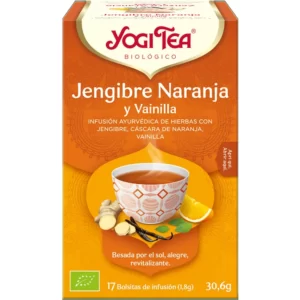Jengibre, Naranja y Vainilla de Yogi Tea