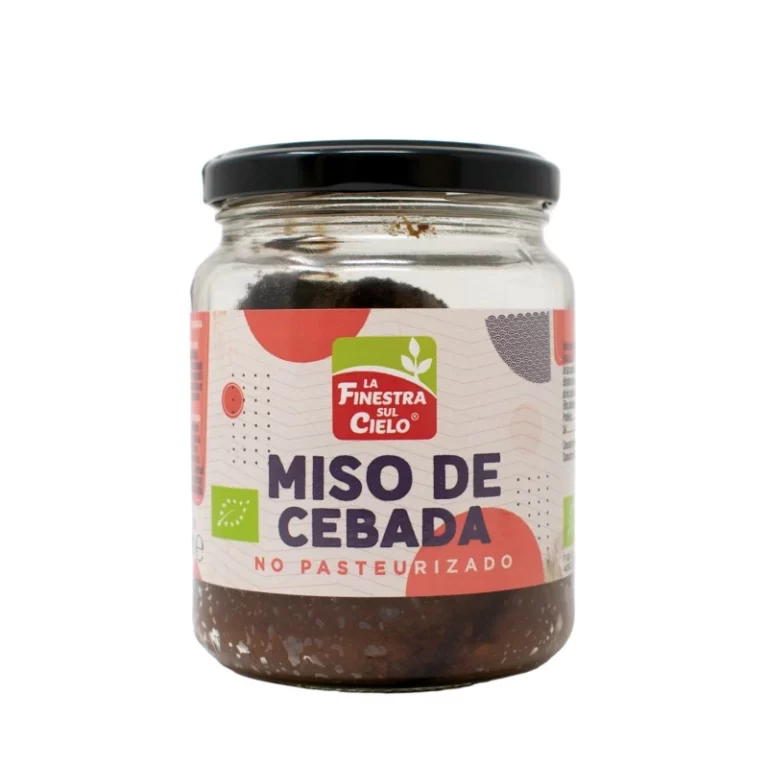 Miso de Cebada de La Finestra sul Cielo, ideal para preparar sopas y salsas y con propiedades depurativas para el organismo.