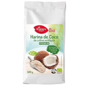 La Harina De Coco Bio del Granero Integral es una harina saludable, de textura suave y sabor dulce.