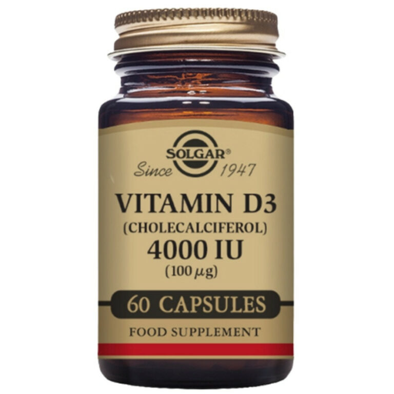 Vitamina-D3 4000Ui 60caps Solgar