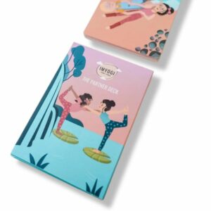 tarjetas de yoga en pareja para niños